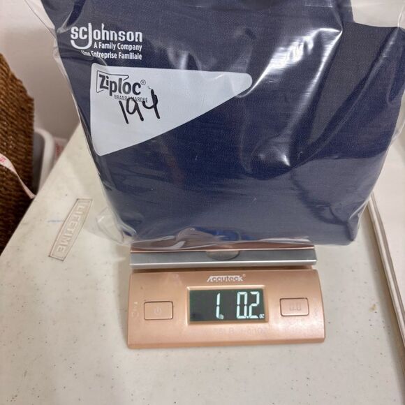 NWT National Vintage Blue Chambray Denim Midi Dress M Tiered MuuMuu Boho Western - Picture 12 of 12